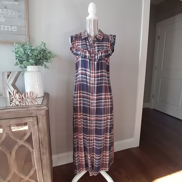 universal thread plaid dress